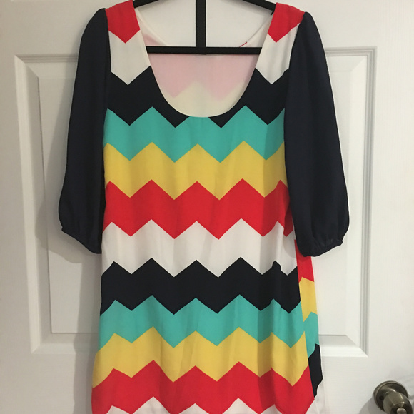 CHEVRON DRESS - Picture 2 of 5